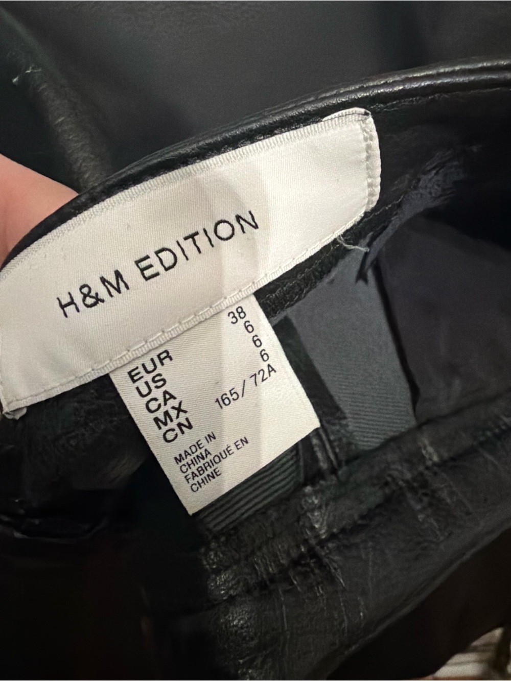 H&M Edition Black coated  Women’s circle Skirt - Classic A-Line - Picture 2 of 2